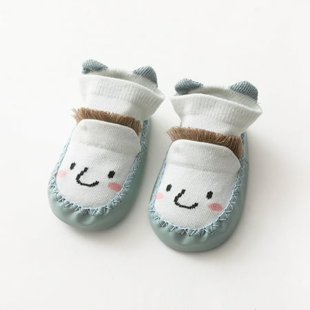 

Egebert Baby Infants Toddlers Girls Mid Calf Length Socks Antislip 1 Pair Sock Shoes Baby Boys Girls Shoes First Walking Shoes
