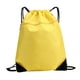 thumbnail image 2 of Mochila con cordón, bolsa de baloncesto, mochila de gran capacidad, bolsa de natación, mochila deportiva con cordón para gimnasio, senderismo, viajes Amarillo, 2 of 8