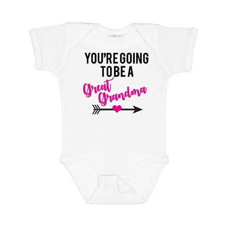 

Inktastic You re Going to Be a Great Grandma Gift Baby Boy or Baby Girl Bodysuit