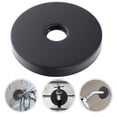 thumbnail image 3 of Miangastore Sealing Pipes Escutcheon Plate Stainless Steel 1Pack 9x9in, 3 of 8