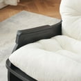 thumbnail image 4 of MIDODO Rocking Chair, Velvet Nursery Glider Rocker, Comfy Upholstered Single Sofa Arm Chair, 4 of 8
