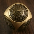 thumbnail image 3 of BESTSKY Brass Hexagonal Ball Spinner, Luxurious Hand Fidget for Stress Relief and Focus Enhancement, 3 of 7