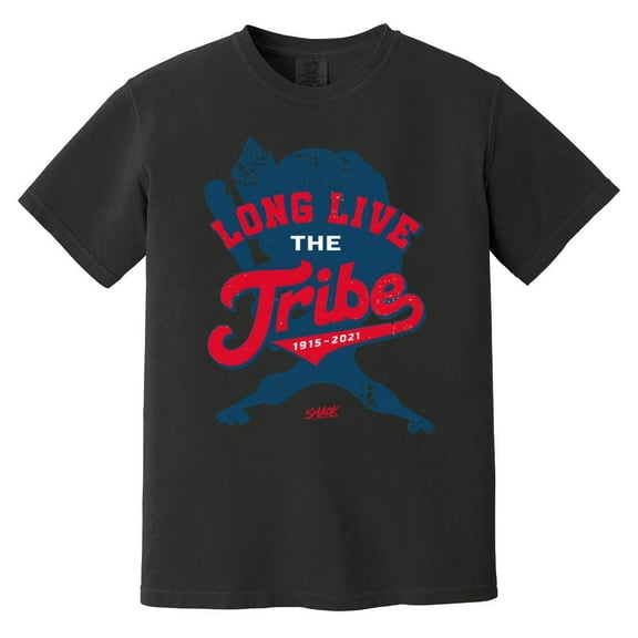 Long Live The Tribe Cleveland Baseball Fan Graphic Souvenir Comfort Color T-Shirt