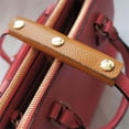 thumbnail image 3 of Mightlink 2Pcs Bag Handle Covers Anti-strangulation Hand Buttons Faux Leather Comfortable Touch Suitcase Handle Wraps Luggage Decor, 3 of 7