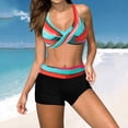 thumbnail image 2 of Womens Bathing Suits Two Piece Women Conservative Print Strappy Back Set Two Piece Swimsuits Swimdress Two Piece Bathing Suits for Women Two Piece Sets for Women, 2 of 5
