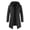 Black, variant on Vedolay Mens Hooded Parka Coat Warm Jackets Parka Outwear Solid Color Coat Jackets Black,2XL