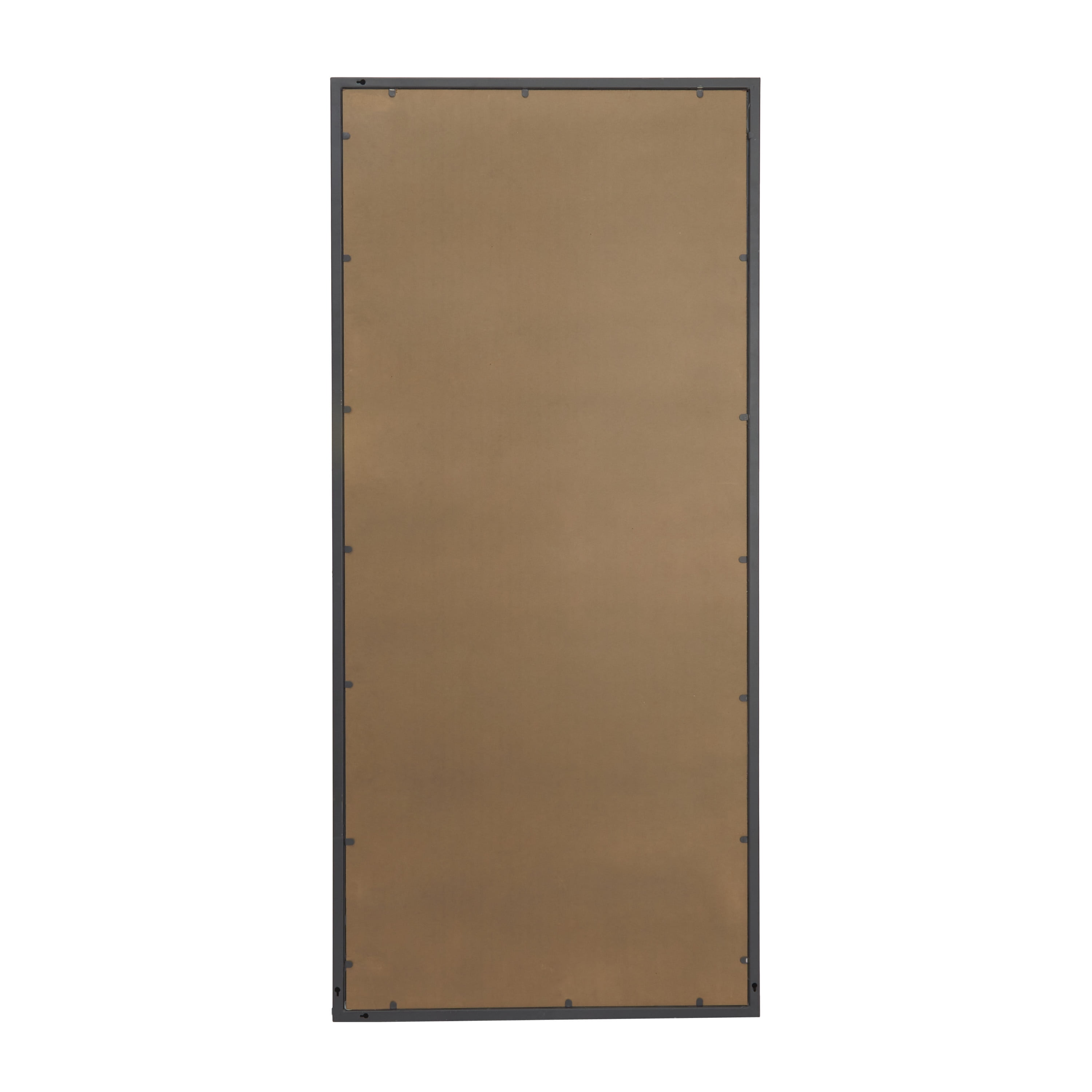 DecMode 32" x 70" Black Wall Mirror