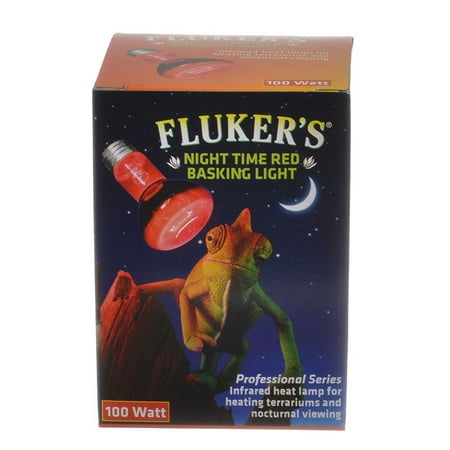 Flukers Professional Series Nighttime Red Basking Light 100 Watt