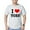 Ash Gray, variant on CafePress - I Heart (Love) Toes Fitted T Shirt - Fitted T-Shirt, Vintage Fit Soft Cotton Tee