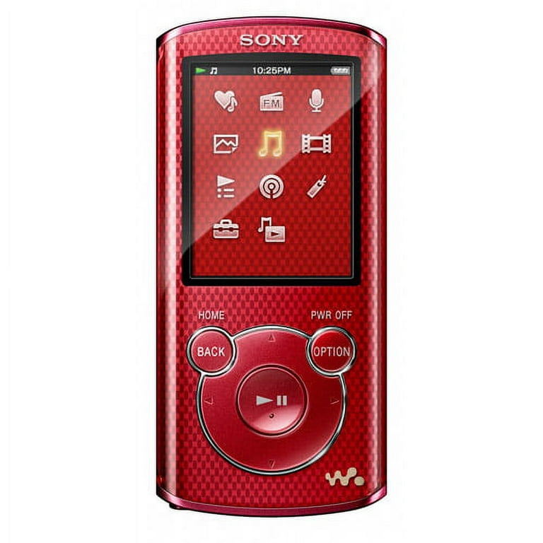 Sony NWZ-E463 4 GB Walkman MP3 Video Player with FM Radio (RED) NEW