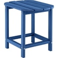 thumbnail image 1 of REKHHY 18-Inch Outdoor Side Table, Weather Resistant Small HDPE Adirondack Table, Square Tea Table for Outside, Patio, Backyard, Poolside, Garden, Balcony, Navy, 1 of 6