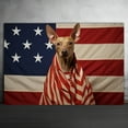 thumbnail image 2 of Pharaoh Hound Dog 4th of July Painting Canvas, Patriot American Dog Canvas, American Flag Diamond Art Canvas,Perfect for Home Decoration Festival Gift, 2 of 4