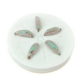 thumbnail image 3 of ziyahi 5Pcs Fly Fishing Lures Trout Lures Portable High Simulation Artificial Baits Size 14 White 14#, 3 of 3