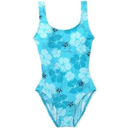 Catalina - Women's Plus Print Rib Tank Swimsuit