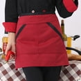 thumbnail image 4 of Mosey Apron,Cooking Apron Soft with Tether Household Short Waist Apron for Kitchen, 4 of 6