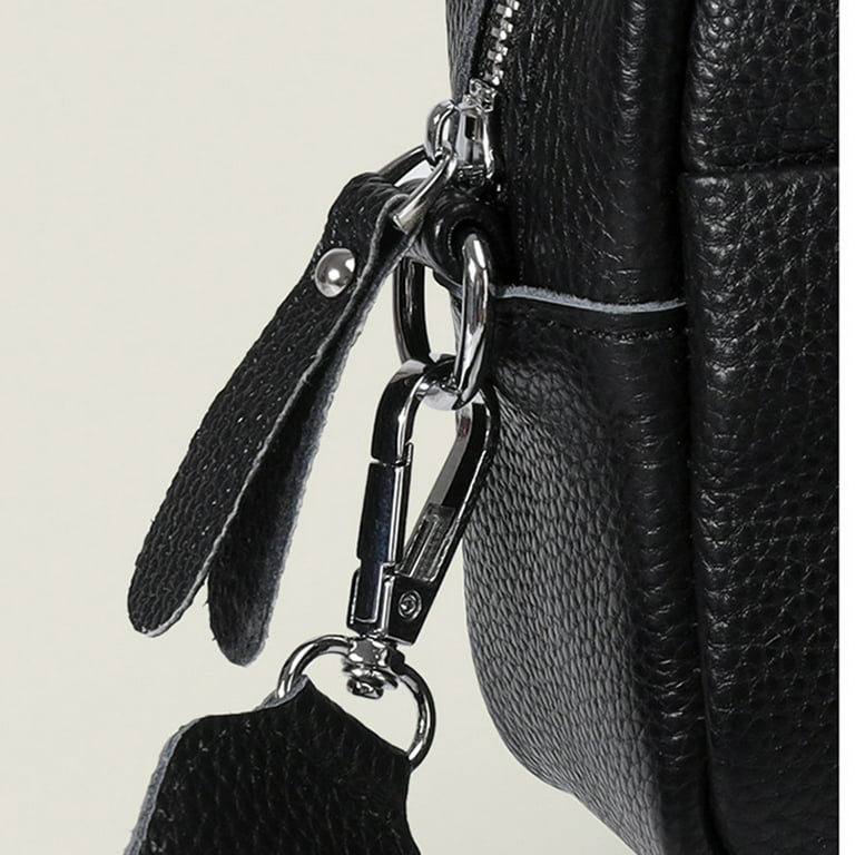 Small Square Crossbody Shoulder Bag Wide Strap - Tan GN Strap / S2