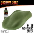 thumbnail image 2 of Custom Coat 34128 Woodland Green T72 Urethane Roll-On, Brush-On or Spray-On Truck Bed Liner, 2 Quart Kit with Roller Applicator Kit, 2 of 8