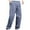 Dark Gray, variant on EGNMCR Men's Lightweight Pants, Cargo Pants Men, Linen Pants Men Men's Solid Casual Pocket Outdoor Elastic Waistbelt Drawstring Trousers Work Pants Men Pants