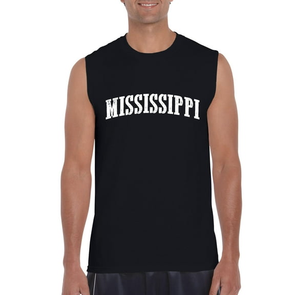 NIB - Men's Graphic T-Shirt Sleeveless - Mississippi