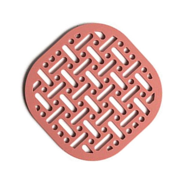 Matsuzay Alfombrilla para macetas con aislamiento térmico Almohadilla antideslizante resistente al calor impermeable Flexible Cocina y Comedor Rojo Tipo 2
