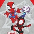 thumbnail image 4 of Marvel Spidey & His Amazing Friends Long Sleeve Shirt and French Terry Pants Set(Boys), 2 Piece Set, Sizes 2T-5T, 4 of 7