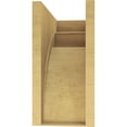 thumbnail image 4 of 7"W x 14"D x 14"H Classic Viola Rough Cedar Woodgrain TimberThane Corbel, Primed Tan, 4 of 6