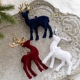 thumbnail image 2 of Adornos de reno Matsuzay livianos decoración de Navidad plateado, 2 of 6