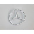 thumbnail image 2 of Adhesivo con emblema de estrella para el maletero trasero, de color negro plano y 90 mm, apto para Mercedes-Benz -, 2 of 3