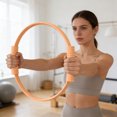 thumbnail image 2 of Anillo de pilates y yoga, 6 colores, silicona y fibra de vidrio, núcleo desmontable, para fortalecer el tronco y mejorar la flexibilidad, para gimnasio en casa y viajes, 2 of 4