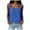 Z03-Blue, variant on COMVALUE Lace Bralette for Women High Neck Camisoles Racerback Double-Layered Crop Top (Pink, M)