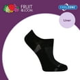 thumbnail image 2 of Fruit of the Loom CoolZone Hidden Liner Socks for Women, Sizes 4-10 (6-Pack), 2 of 5