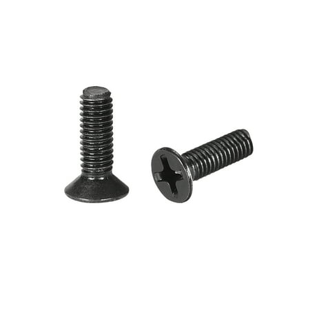 

Uxcell M3.5 x 8mm Phillips Screw Fastener Black Zinc Plated 150 Pack
