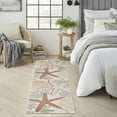thumbnail image 4 of Nourison Aloha Outdoor Ivory Multicolor 2' x 6' Area Rug (2x6), 4 of 8