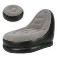 thumbnail image 1 of Chaise Longue Gonflable, Chaise Longue Gonflable, avec Repose-Pieds pour Salon Balcon Jardin, 1 of 8