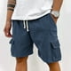 thumbnail image 1 of WILLBEST Pantalones Cortos Cargo para Hombre, Informales, Cómodos, Ligeros y Transpirables, con Cordón para Deportes Al Aire Libre y Relajación., 1 of 7