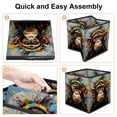 thumbnail image 4 of Toucan Foldable Cube Organizer with Handle, 10.8"x10.5"x10.6", Large Capacity Storage Box and Organizer Bins, 4 of 6