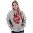 thumbnail image 3 of Powered By Plants Healthy Vegetarian Hoodie Sweatshirt Women Men Brisco Brands S, 3 of 5