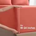 thumbnail image 3 of Nestl California King Sheets Set, 1800 Series Extra Deep Pocket&nbsp; Sheets Soft Microfiber Bed Sheets, 4 Piece Cal King Sheets, 3 of 9