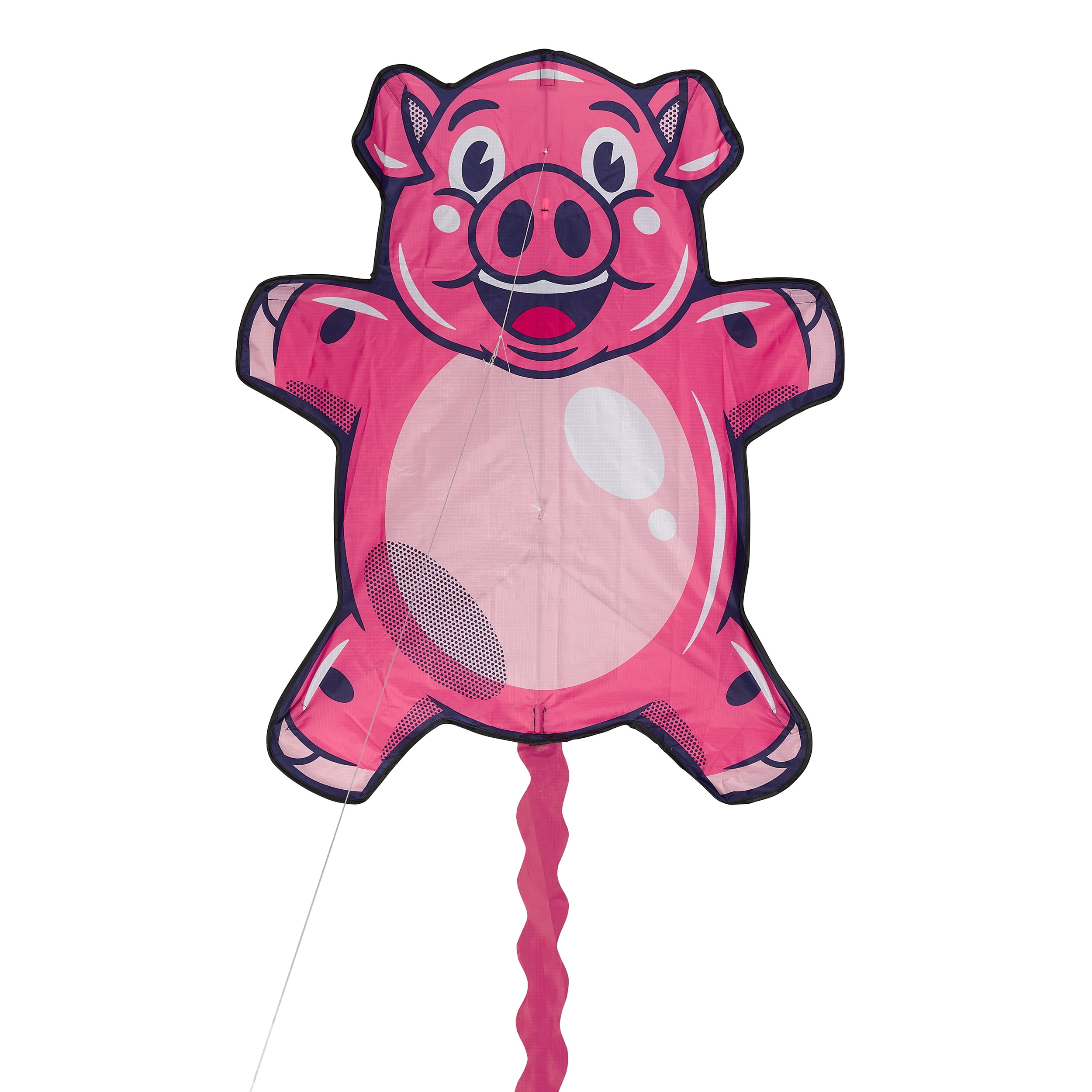 Pigs Can Fly! Children's Novelty Pig Kite with Carry Bag