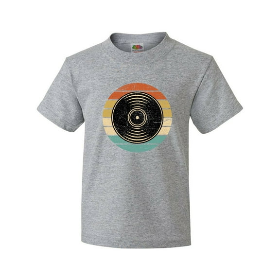 Inktastic Retro Vinyl Record Music Vintage Sunset Youth T-Shirt