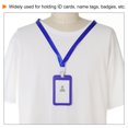 thumbnail image 6 of Uxcell 4.3"x2.8” Vertical Clear Window ABS ID Badge Holders with Lanyard Blue 4Pack, 6 of 6