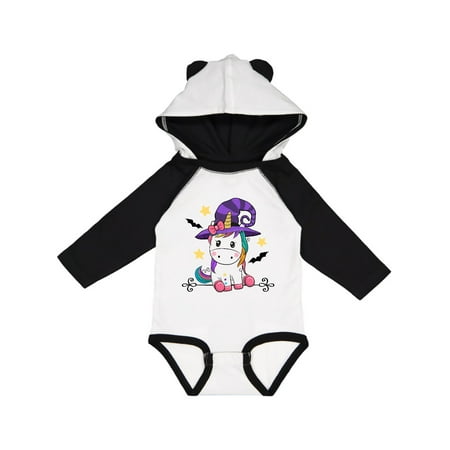 

Inktastic Halloween Girls Unicorn Witch Outfit Gift Baby Girl Long Sleeve Bodysuit