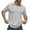 White, variant on Men's Casual Vacation Short Sleeve Polo Shirt - Lapel Design, Polyester-Spandex, S-XXXL Sizes