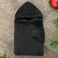 thumbnail image 5 of Cozy Comfort Wearable Blanket Hoodie for Women - Warm Sweatshirt for Adult Men, Girlfriend, Charcoal, 5 of 6