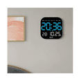 thumbnail image 4 of Reloj De Pared Digital Con Termómetro, Alarmas Y Calendario Lab.G Negro, 4 of 5