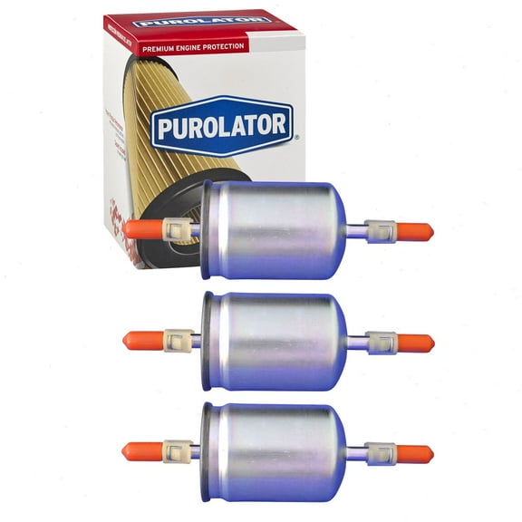 3 pc Purolator F65217 Fuel Filters for 043-1036 1X43-9155-A 1X43-9155-AA 2512-1074 25121074 25121082 25121129 25121353 25160729 25161062 25161333 25313359 3078 3199 33078 33199 33425 3425 46403932