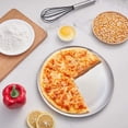 thumbnail image 2 of Niceauty 1Pack Silver Pizza Tray for Baking Family Use Kitchen Utensil, 2 of 7