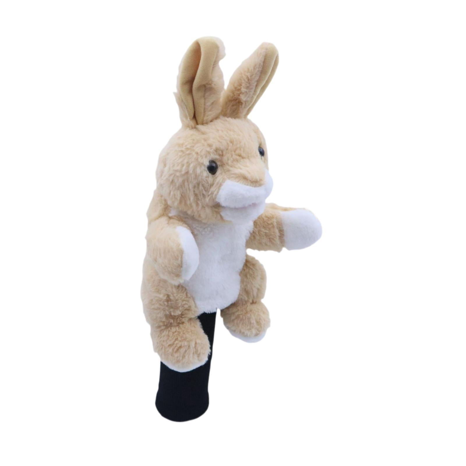 funtasica Soft Plush Animal Golf Club Driver Headcover Sleeve, Cartoon Golfer Gift, Lightweight Golf Cue Protect Case Guard Protector , Rabbit