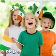 thumbnail image 6 of PMU St. Patrick's Day Headwear Decorations and Party Supplies - Green, White, Orange Irish Flag Boppers with Shamrock Costume Headband - Irish Costume, Party Accessory (1/pkg) Pkg/1, 6 of 7