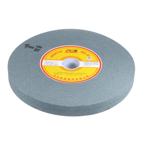Uxcell 10-Inch Bench Grinding Wheels Green Silicon Carbide GC 80 Grits Surface Grinding